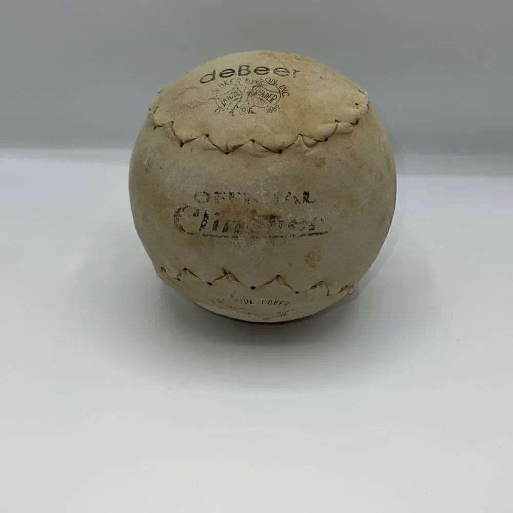 VINTAGE OFFICIAL CLINCHER Double Header Softball
